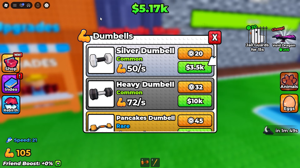 Speed vs Carry Upgrades